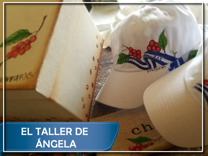 Antecedentes: El Taller de 09ngela07s es una tienda ubicada en la capital del buen caf ciudad de Santa Rosa de Copn donde encontraras piezas rsticas,
                                        detalles hipster, recuerditos santarrocenses, pinturas, talleres y artesanas con
                                        acabado antiguo, todas estas bellezas de artesanas con dise09os nicos y exclusivos son elaborados por la artista 09ngela Elizabeth Meja. 

